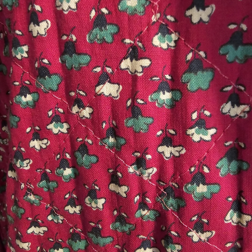 Vintage late '50s-60s quilted housecoat
